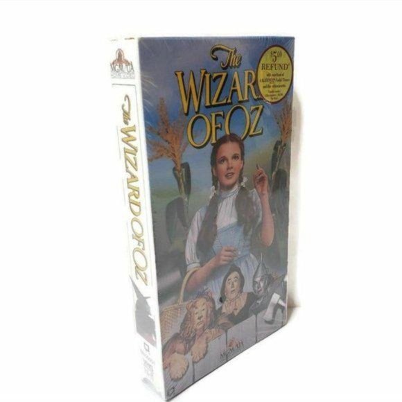 Vintage The Wizard Oz never opened VHS 1991 release Dorothy toto collectable - Picture 2 of 6